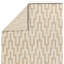 Jaipur Living Emre KEO08 Handknotted Chevron Cream and Tan Area Rug-648621542
