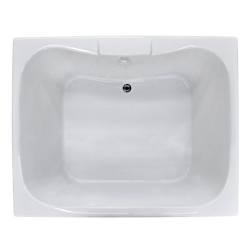Dominica 60'' x 48'' Soaking Acrylic Bathtub