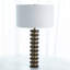 Lampe empilable en marbre - noir