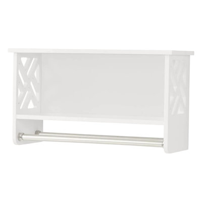 LUND 25" W Wood Wall Shelf