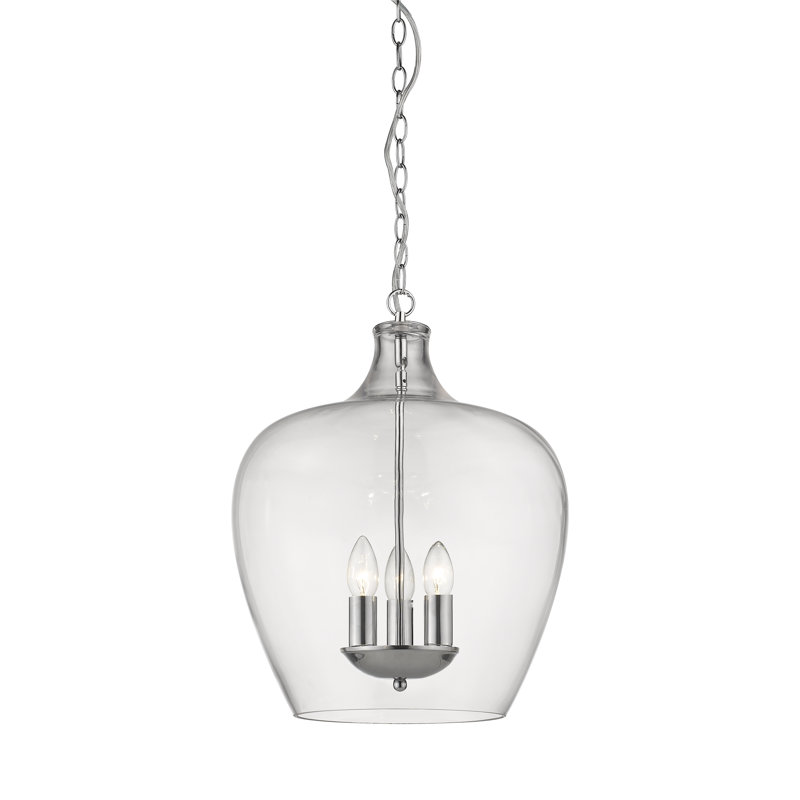 Bolanger 3 - Light Lantern Pendant, Chrome
