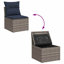 55cm Wide Patio Sofa with Cushions