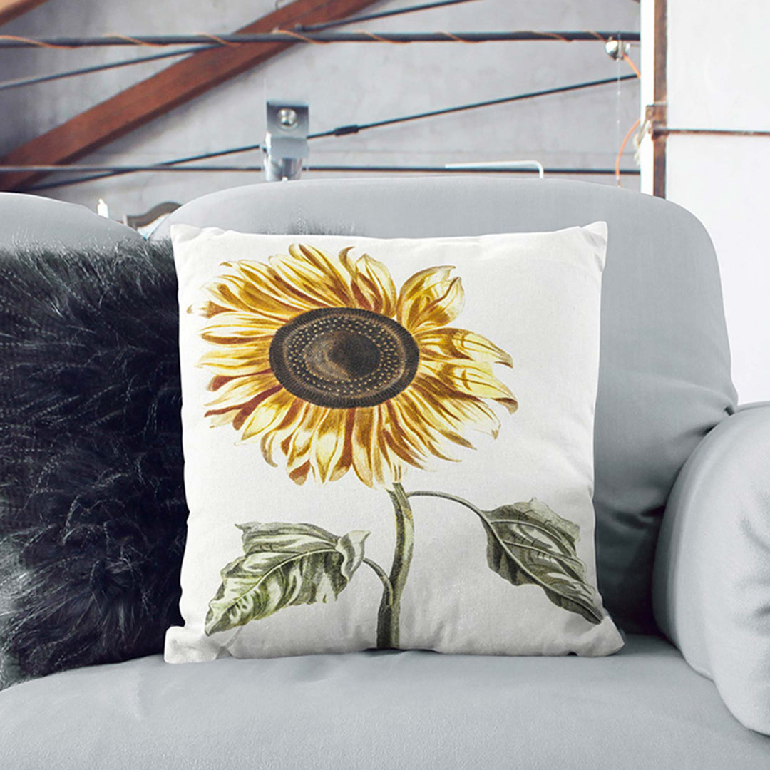 A Sunflower by Johan Teyler Cushion with Filling