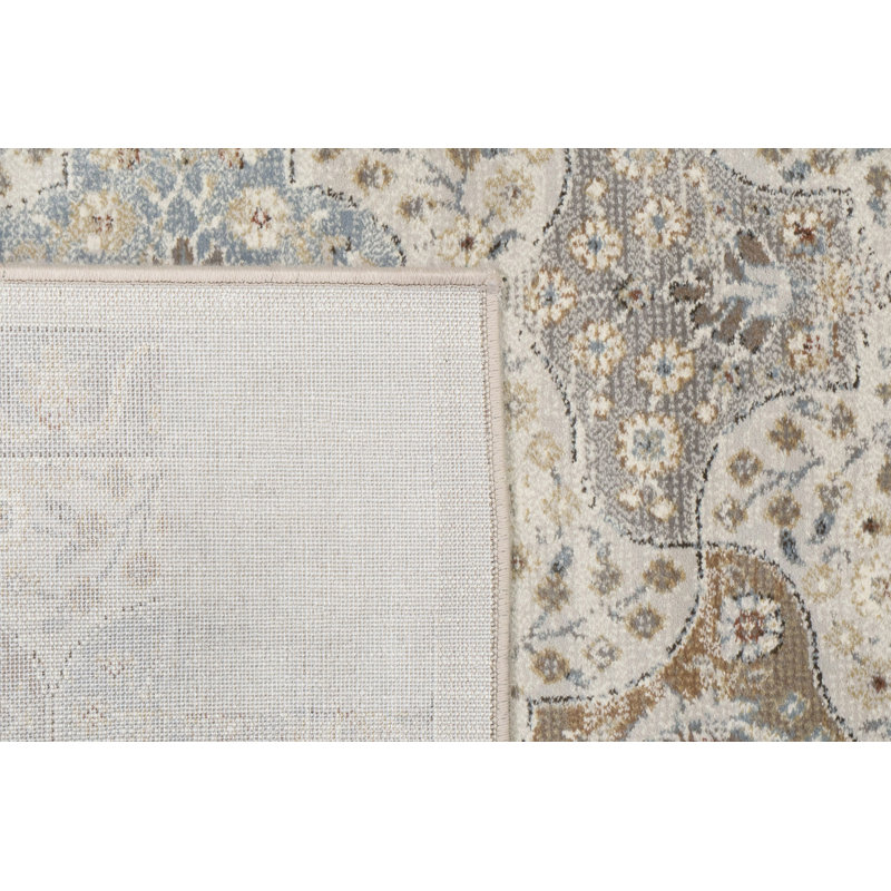 ANCIENT GARDEN 3.11X5.7 57279-9295 CREAM/MULTI, Rectangle 3'11" x 5'7"
