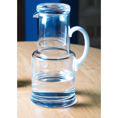 Carafe de nuit en verre chevet Deyoung