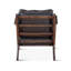 Robert Armchair in Black Leather