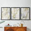 ABSTRACT Series CMIV - Toile tendue avec châssis sur mesure - 3 pièces-493530025
