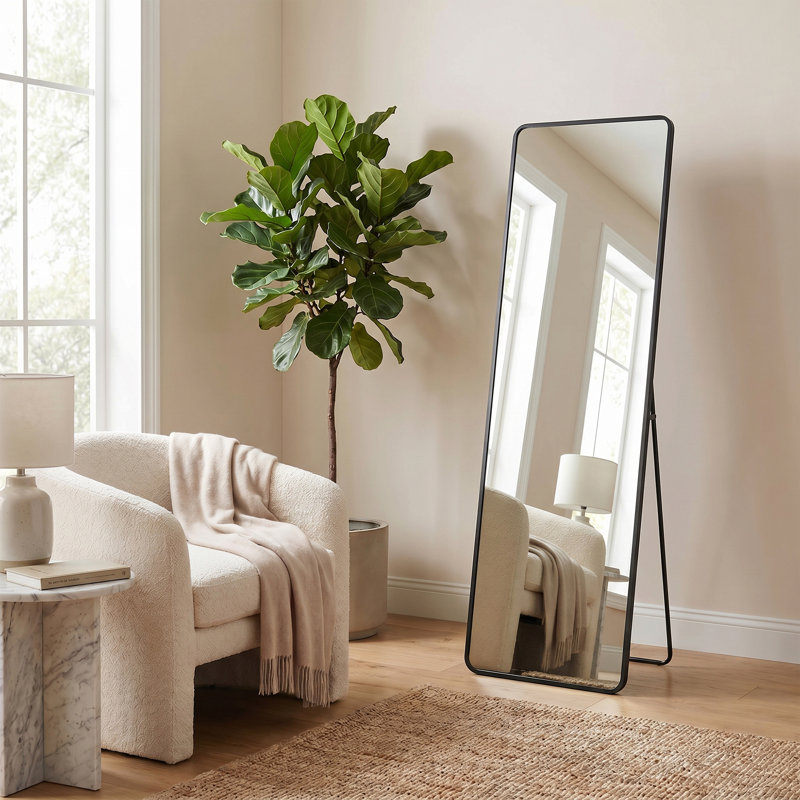 Aluminium Rectangle Floor Mirror