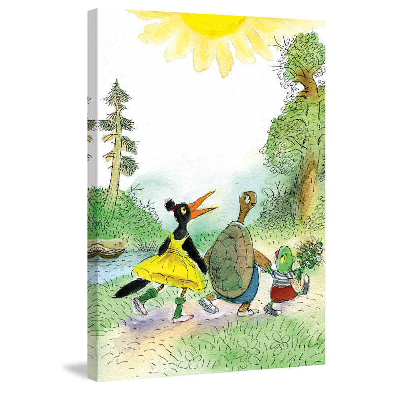Lets Go For A Walk - Wrapped Canvas Print, 76cm H x 51cm W