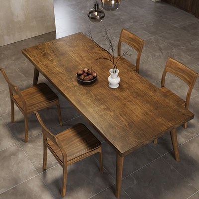 Combinaison table et chaises rectangulaire