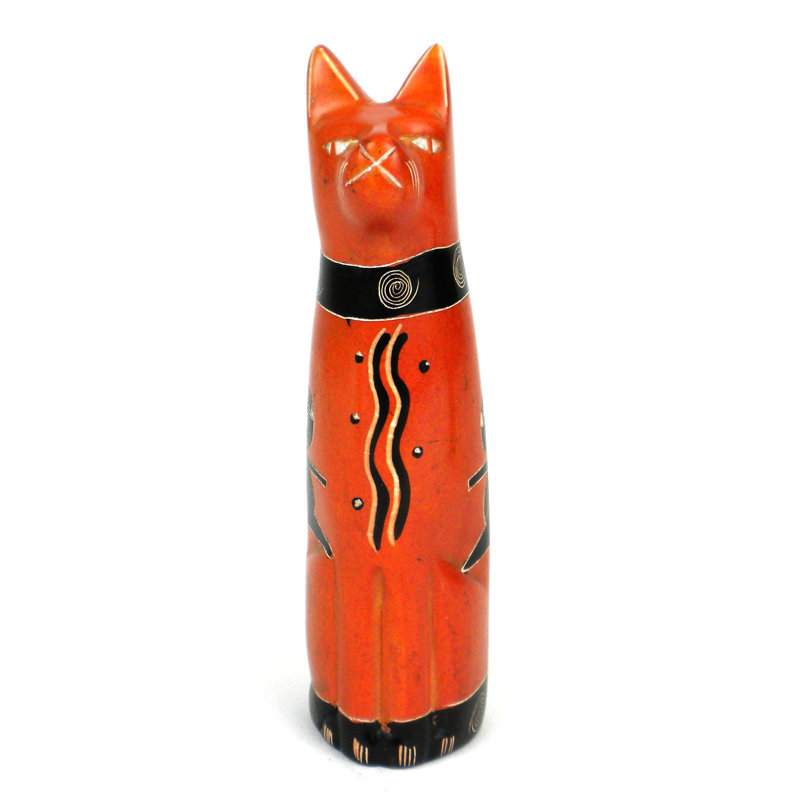 Chat assis, Orange