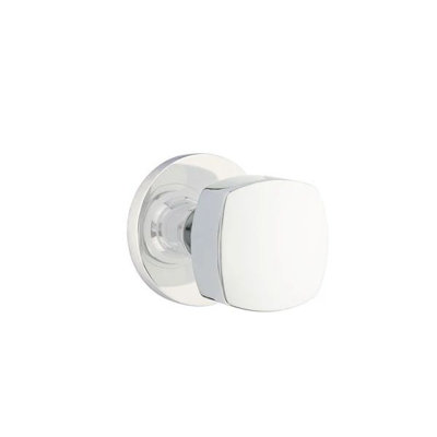 Emtek Privacy Interior Mortise Set w/ Disk Rosette & Freestone Knob (RH)