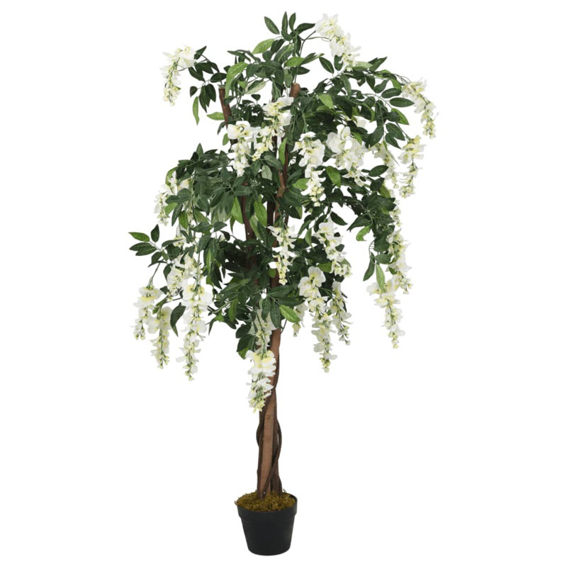 Faux Wisteria Tree in Pot, 200cm H x 104cm W