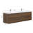 71 " W 2 Double Vanity Bathroom Vanity With Poly Marble Top