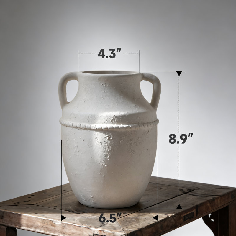 Vases rustiques de ferme, (blanc), White