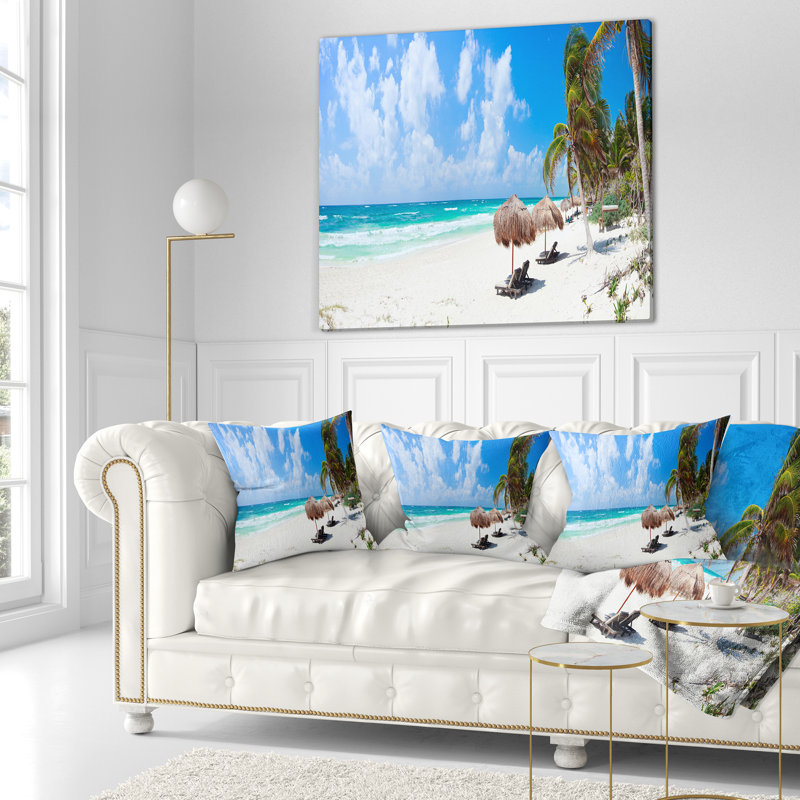 Coussin Bright Beach, 16 po x 1 po, Coussin décoratif