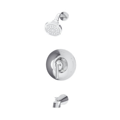 Birch HydroMersion Single Handle Tub and Shower Faucet Trim Kit