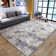 Aamaira Solid Colour Hand Knotted Machine Tufted TYE DYE LIGHT GREY Rug