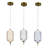 Luminaire suspendu en laiton 1 lumière DEL