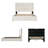 Gurpaige Lift Up Storage Upholstered Platform Bed with 53-inch Tall Headboard-103554680-103554811