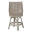 Tabouret de comptoir pivotant en rotin avec coussin Bali - Pari Bella - Bali-90092384