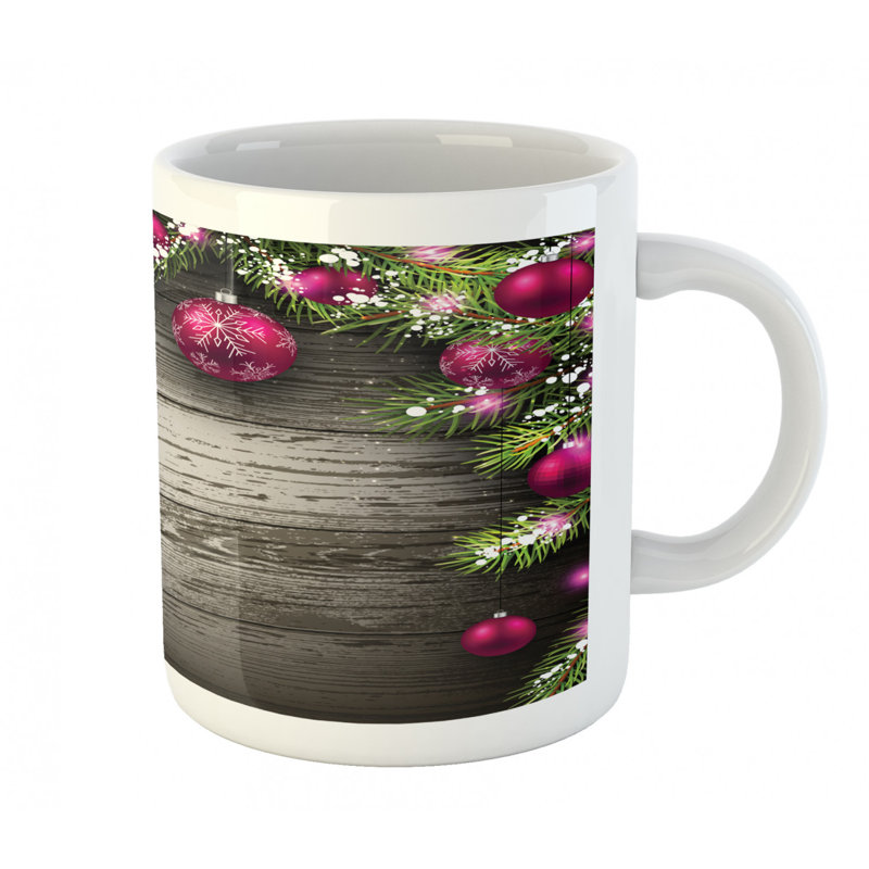 Grande tasse à café brindilles et balles