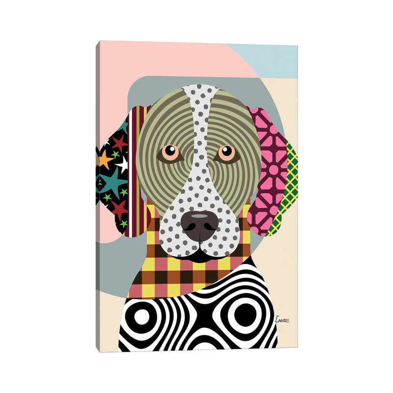 German Shorthaired Pointer by Lanre Studio - Wrapped Canvas Gallery-Wrapped Canvas Giclée