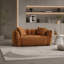 Pouf inclinable 2 places avec coussin en mousse haute résilience, idéal pour les jeux vidéo, la lecture et la télévision.-134768704