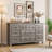 Red Barrel Studio® 9 Drawer Dresser Tv Stand , Chest Of Drawers With 58.3"w,dresser For Living Room For Bedroom, Hallway-409791939