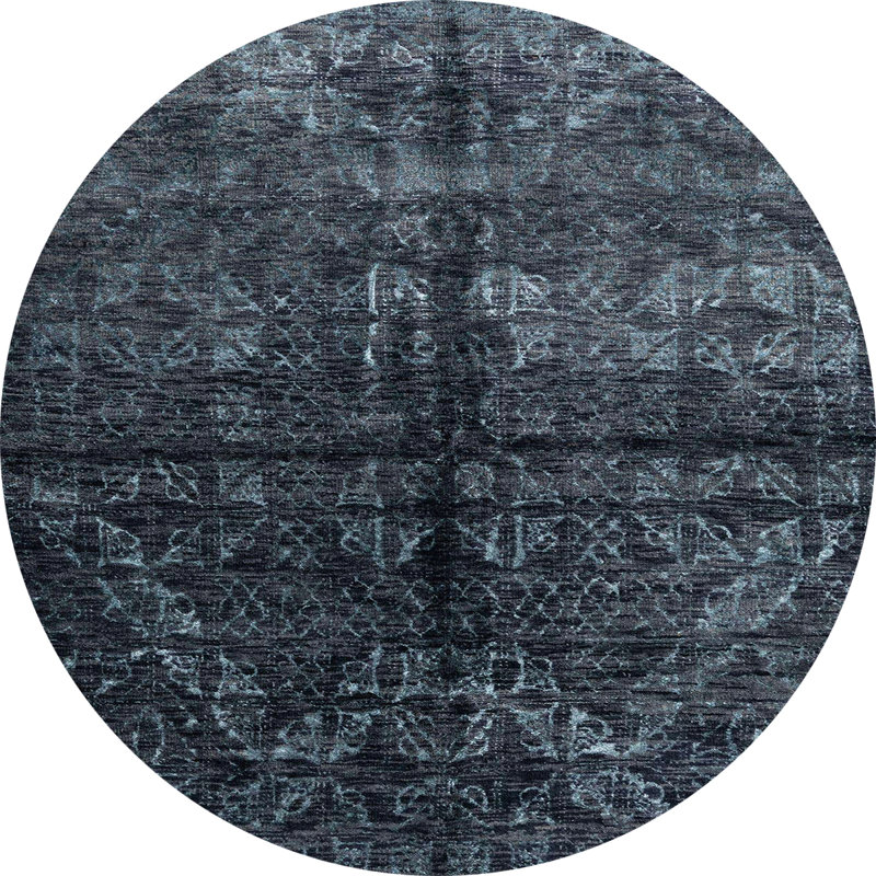 Tapis abstrait moderne 4502, Rond 5 pi