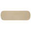 Console en chêne beige avec tablette de rangement ouverte pour salon d'entrée