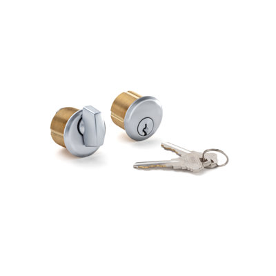 FHC PFL1PS Keyed Cylinder/T-Turn Combo for Pfl900 Lockset - Polished Stainless