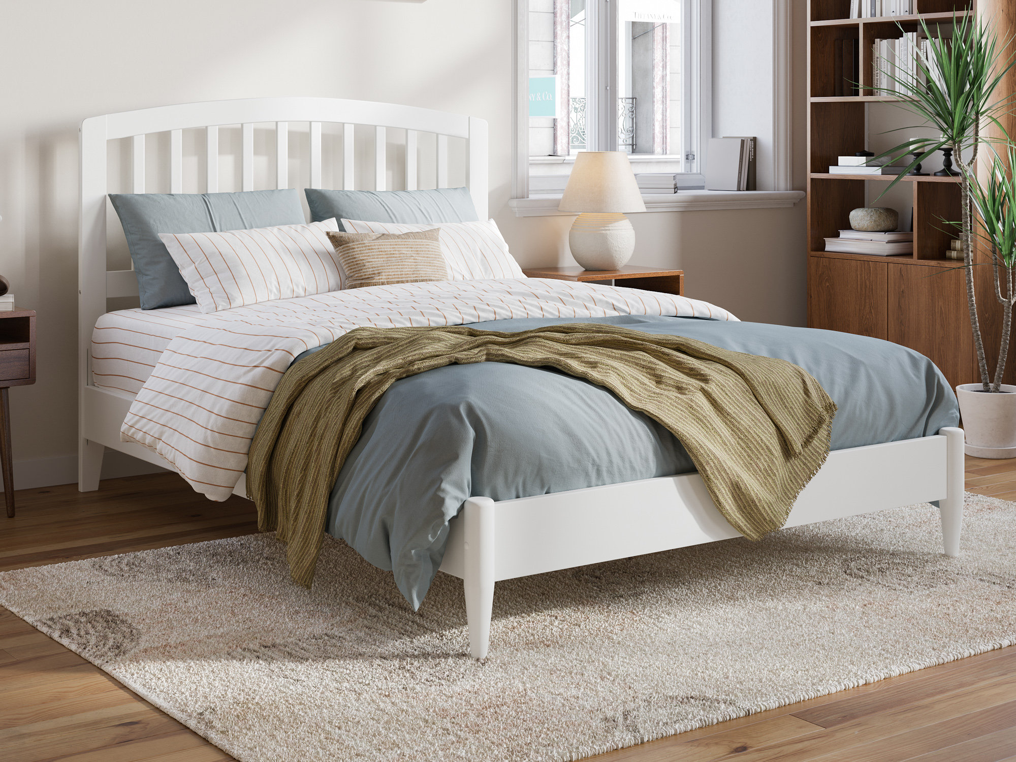 Lark Manor Audriel Solid Wood Low Profile Platform Bed & Reviews | Wayfair