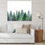 Paysage de montagne avec sapins II - reproduction sur toile-67390144-67390134