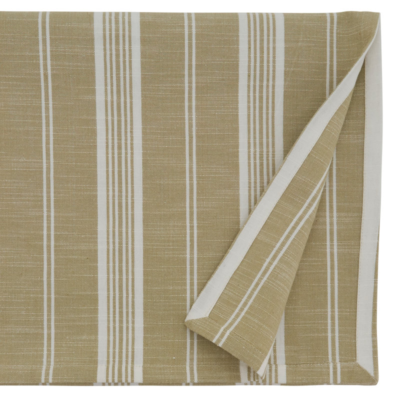 Calera Cotton Table Runner, Khaki