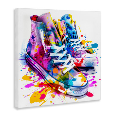 High Top Sneakers Splash Canvas, design by Creative Studio