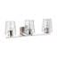 Éclairage pour meuble-lavabo 3 lumières 23 po en nickel brossé avec abat-jour en verre martelé transparent-1949396176-1970345364