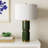 Jensi 26" H Ceramic and Metal Table Lamp with Linen Drum Shade -1924791358