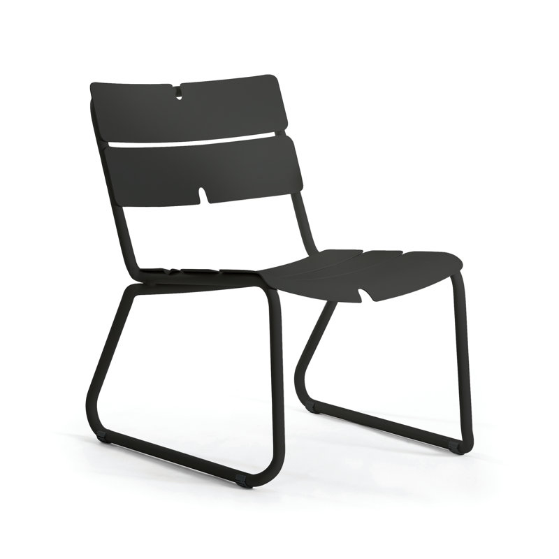 Méridienne Corail, Pas de coussin, Anthracite