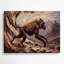 Faune, art mural en métal brun Gelada-1524737504