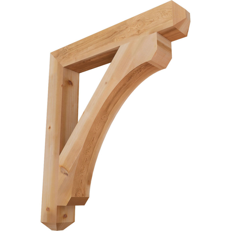 Support lisse Legacy Craftsman, Cèdre rouge, H 48 po x l 5,5 po x P 42 po
