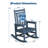 HDPE Rocking Chair Outdoor- Poly High Back Porch Rocker Chairs, All Weather Resistant Furniture-775146071