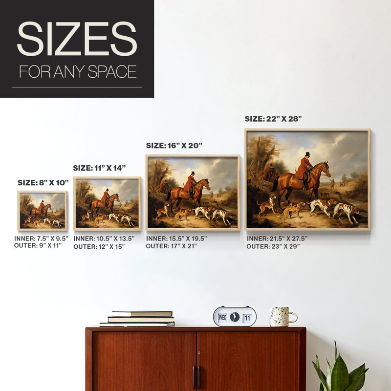 Wildlife Series-LXXIX -Framed Print - Restickable, Naturel, H 16 po x l 20 po
