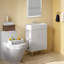 Meuble-lavabo simple 21,61 po avec plateau en céramique Anglee