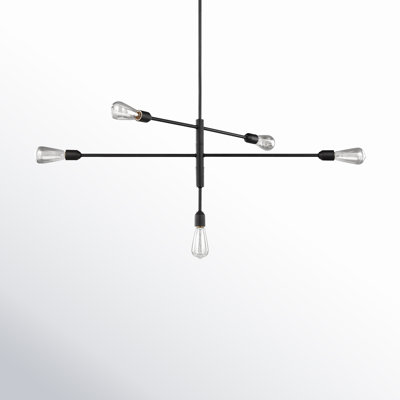 Allman 5 - Light Metal Dimmable Chandelier