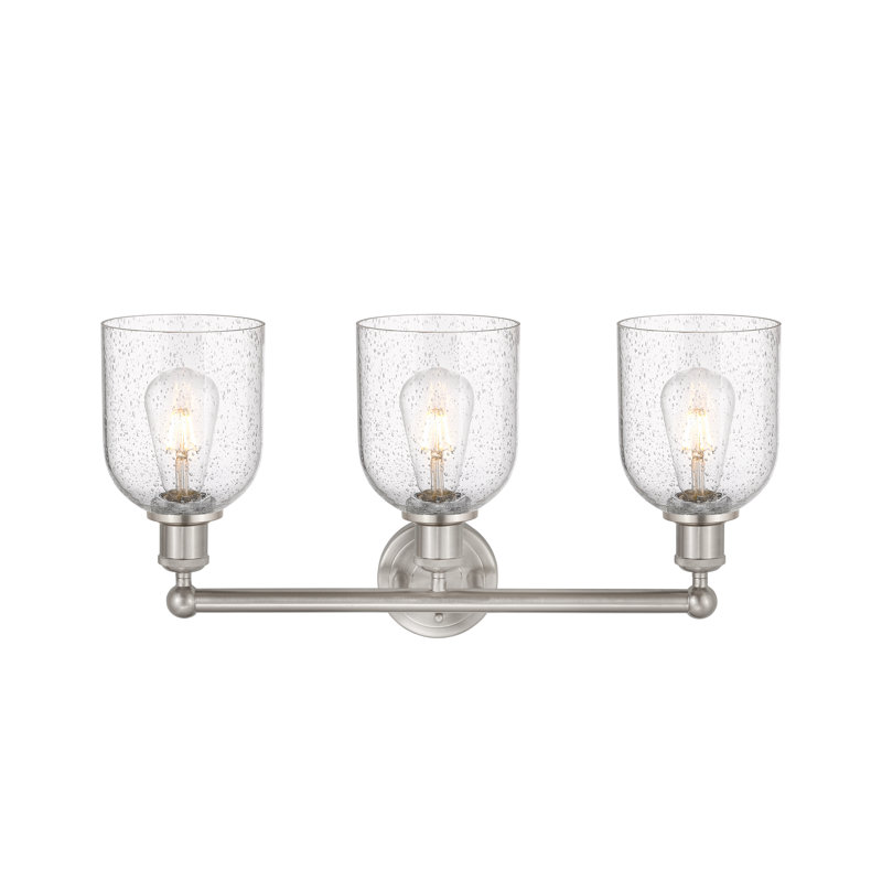 Allysson 3 - Light Dimmable Vanity Light, Brushed Satin Nickel, Seedy