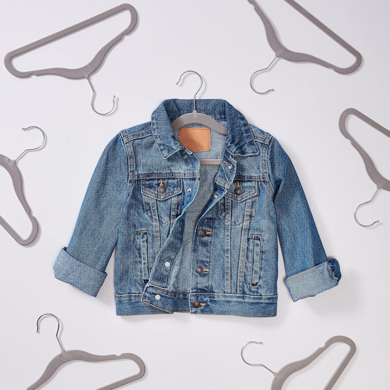 Cintres anti-dérapants en velours Kids