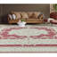Hand-Knotted High-Quality Rose and Green Area Rug