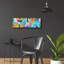 Art mural en verre épique «Beachfeet» par Hello Angel, 36 po x 12 po-101620251