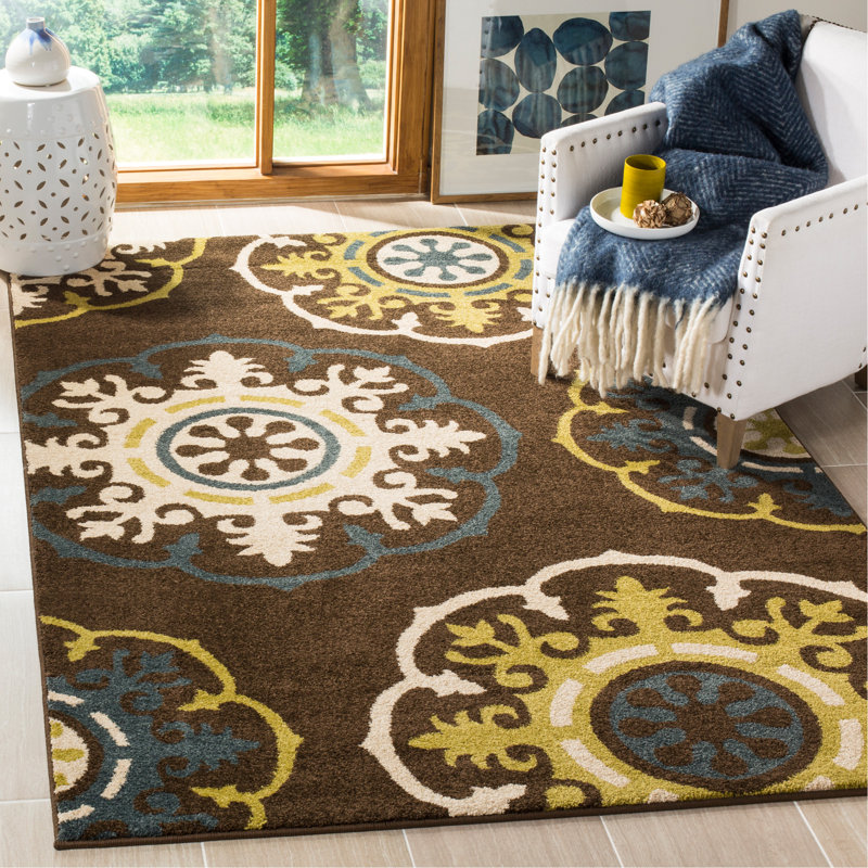 Tapis géométrique Newbury Performance, Rectangulaire 8 pi x 10 pi